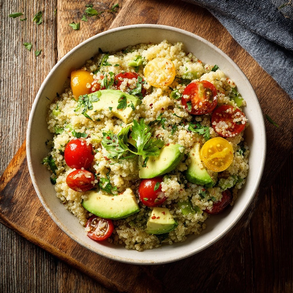 Healthy Avocado Quinoa Salad