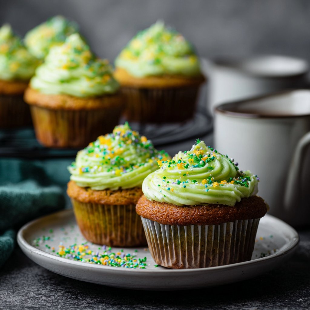 Leprechaun Lime Cupcakes