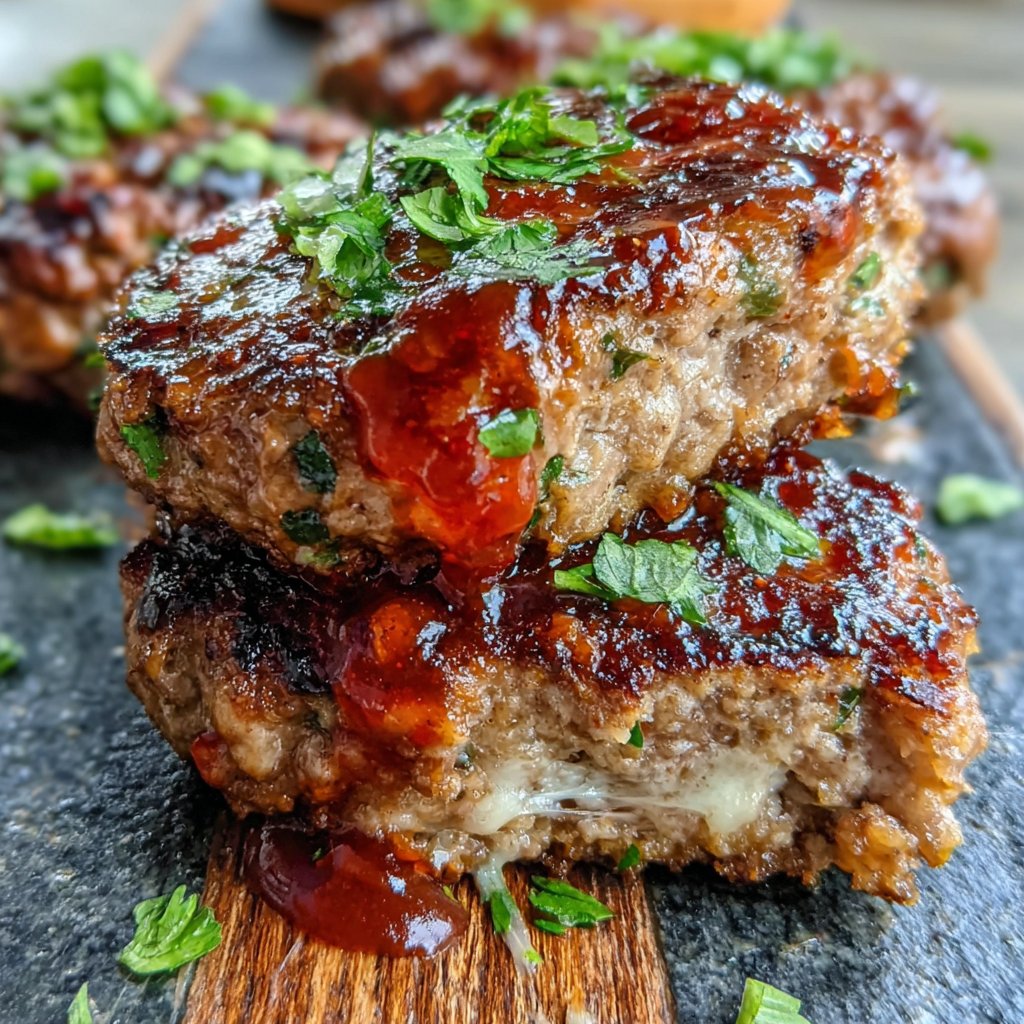 Spicy Sriracha Hamburger Patties