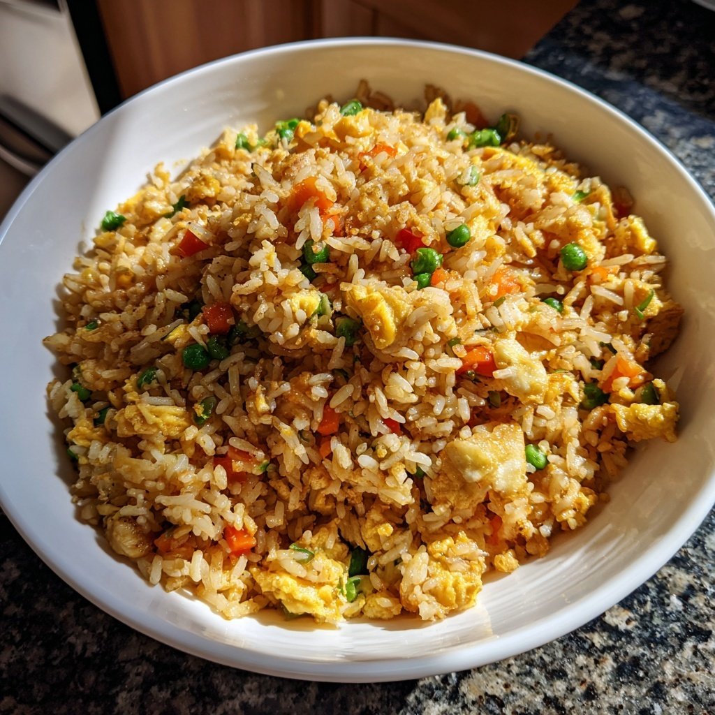 Quick 10 Minute Egg Fried Rice